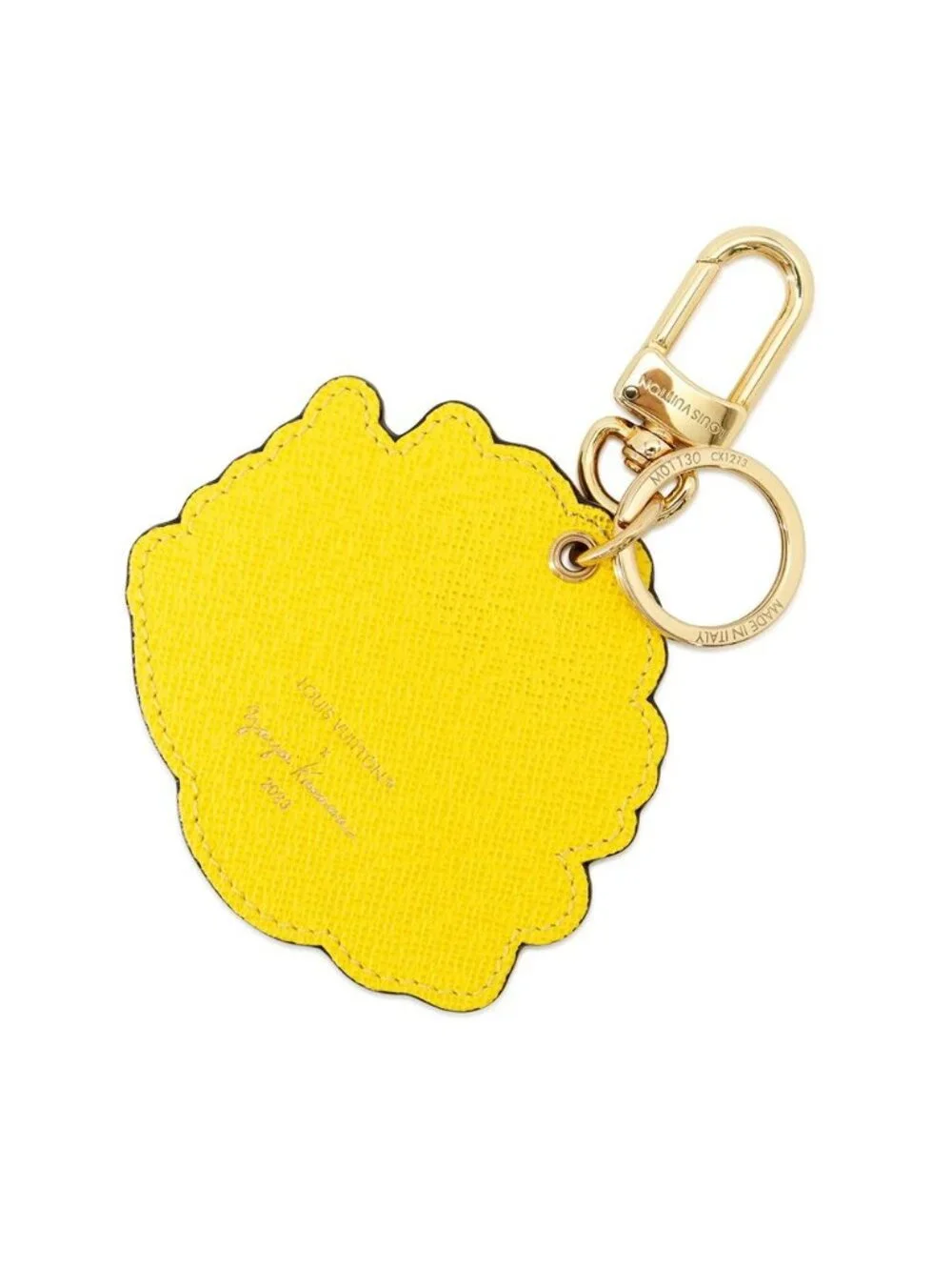 Louis Vuitton Key Holder LV Yk Cles Face Leather Yayoi Kusama Collaboration